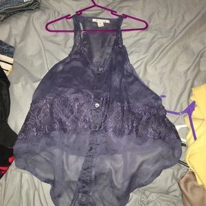 See through American rag shirt