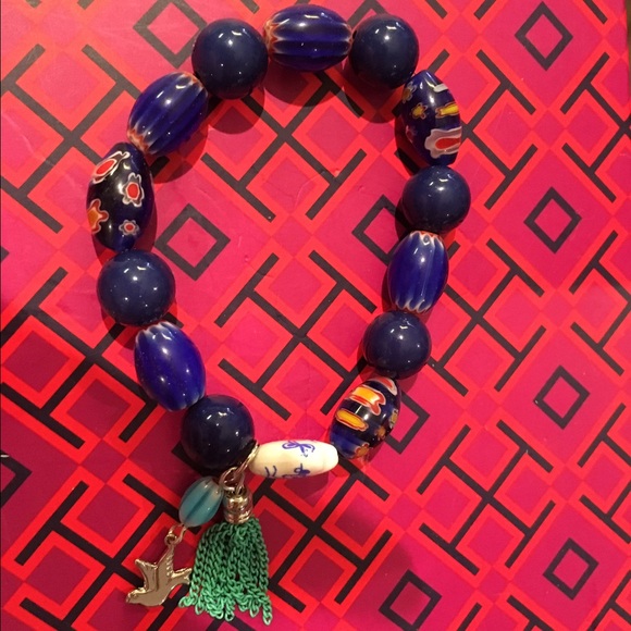 Blue and green tassel bracelet!