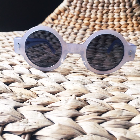 H&M round lilac sunglasses