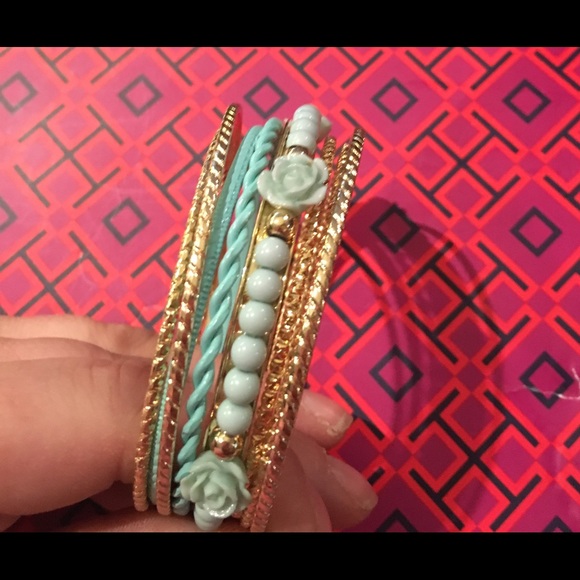 Teal bangle set!
