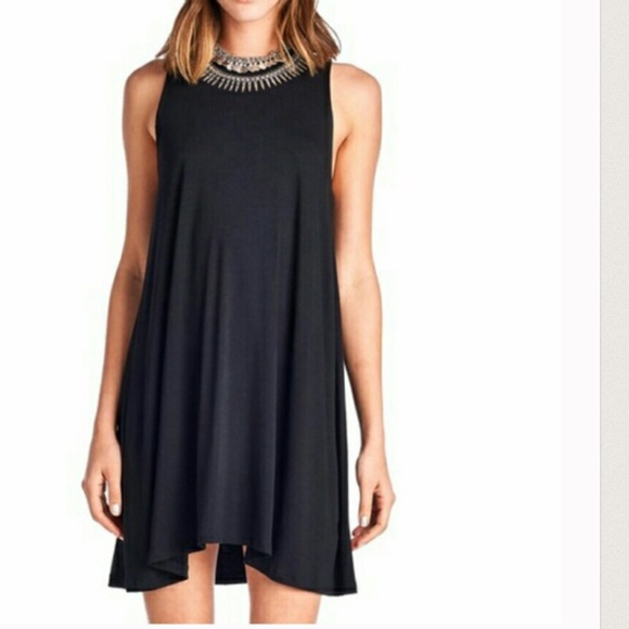 Black Tank Dress - Picture 2 of 3