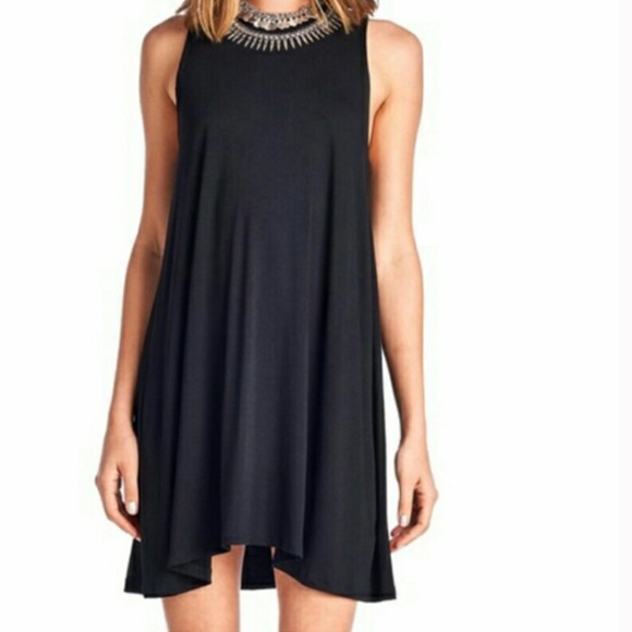 Black Tank Dress - Picture 2 of 3