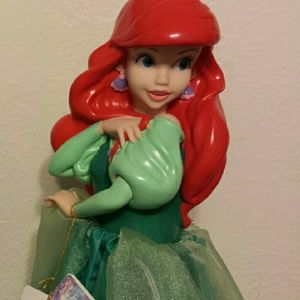 DISNEY PRNCESS ARIEL Tall 17" LAMP LE