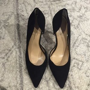 Jessica Simpson black pointed toe heel