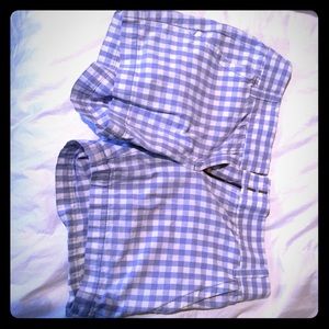 J Crew gingham shorts size 2