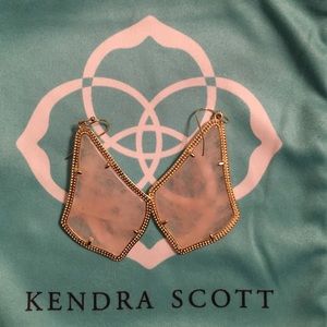 Kendra Scott Alex earring in Rose Quartz