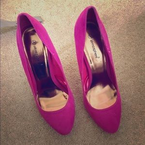 Hot pink heels