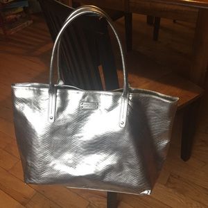 Michael Kors Tote ~ Silver Snakeskin