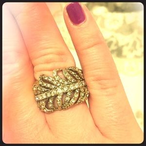 J. Crew Feather ring