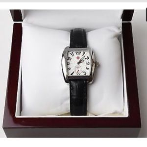 Michele Urban Mini Wristwatch with Alligator band.