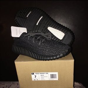 Yeezy boost 350 black 2016 edition