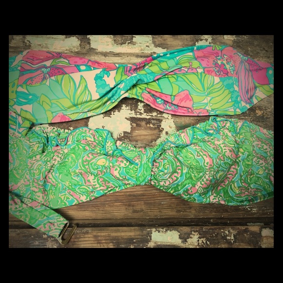 Lilly Pulitzer Other - Two Lilly Pulitzer bikini tops👙❤️😍