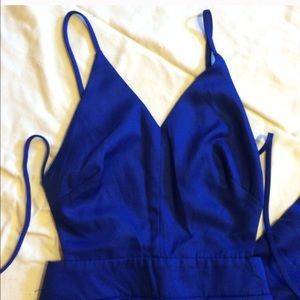 Royal blue jumpsuit