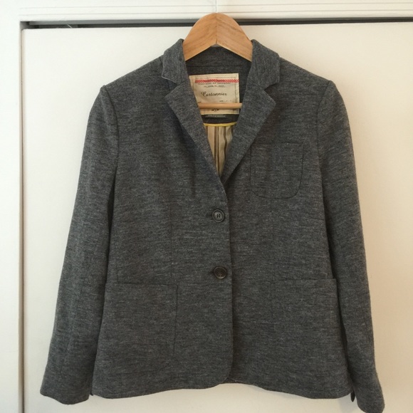Anthropologie Cartonnier Grey Blazer