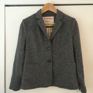 Anthropologie Cartonnier Grey Blazer