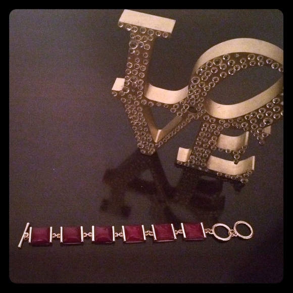 Beautiful marsala bracelet
