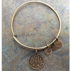 Alex & Ani Lotus Flower Bangle