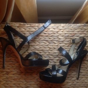 Jimmy Choo Strappy Vamp Sandals - Sz. 39 / 9