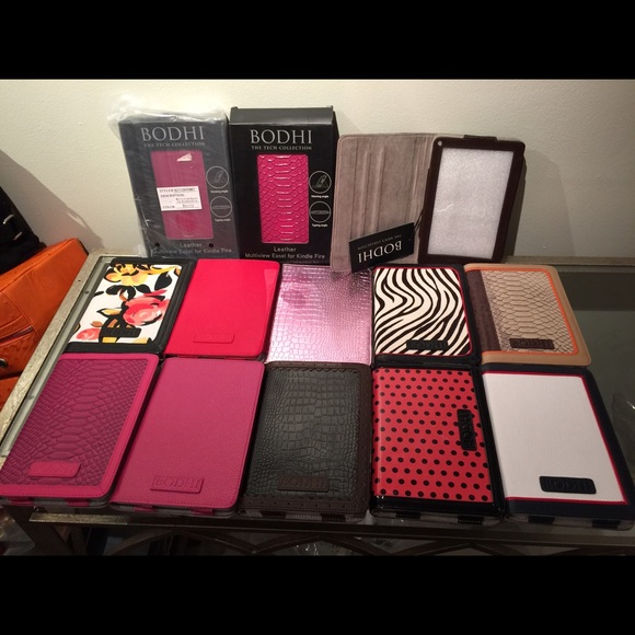 Leather Kindle Fire Cases/Easels - Bundle of 13