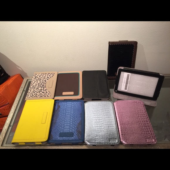 Leather Kindle Fire Cases/Easels - Bundle of 9