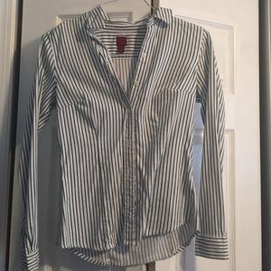 Striped button up
