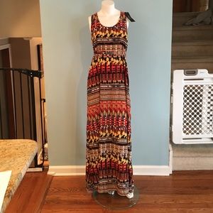 New sweet tribal dress with sash size small