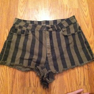 TWO Pairs of high waisted shorts!