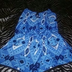 A mulit color romper