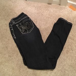 Miss Me black skinny jeans
