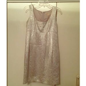 Silver Michael Kors Cocktail Dress - size 4