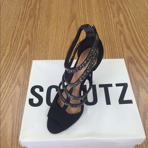 Schutz Women's NAGAY Basic High Heel, Black, 8M