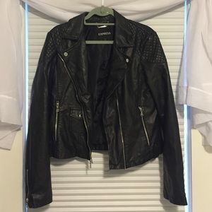 Express Black Leather Jacket