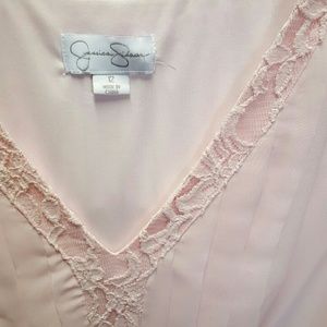 Ballet pink Jessica Simpson dress NWT size 12
