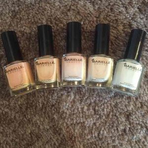 Neutral nail colors set of 5