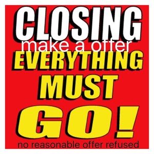 Everything must go