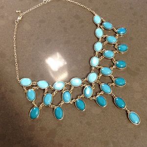 Teal/turquoise necklace