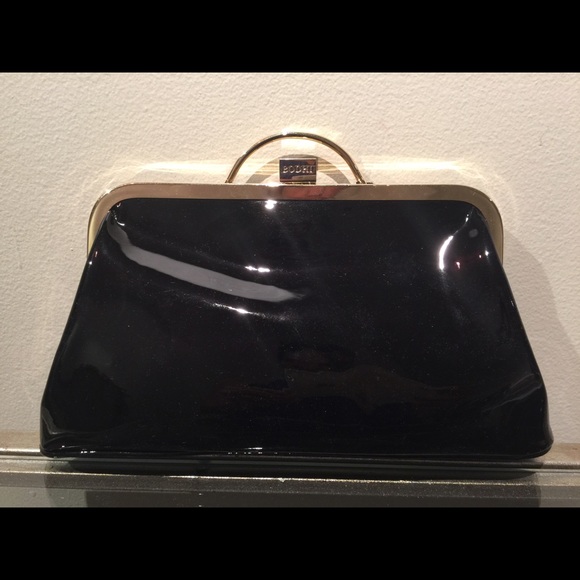 BODHI Patent Frame Clutch Evening Bag