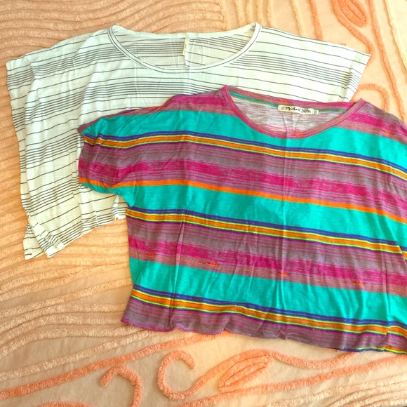 Two oversized crop tops!