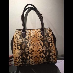 🆕 BODHI Snake Embossed Carry All Handbag