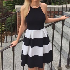 NWT Black/White Dress