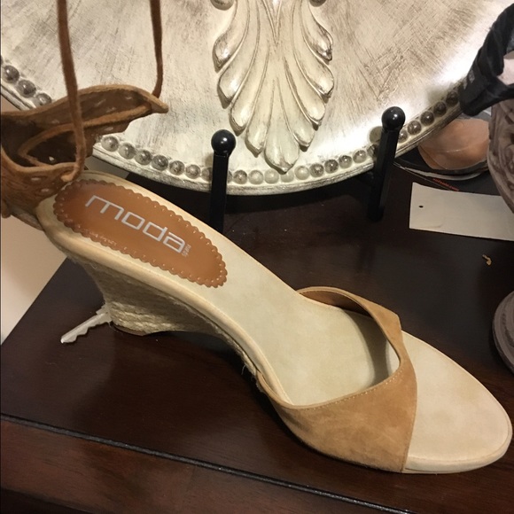 Tan sandals