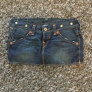 True Religion jean skirt size 31