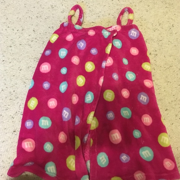 M&M bathrobe. Size small