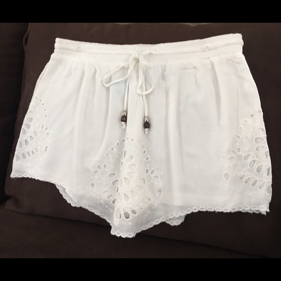 Solitaire Swim Pants - Cream skort