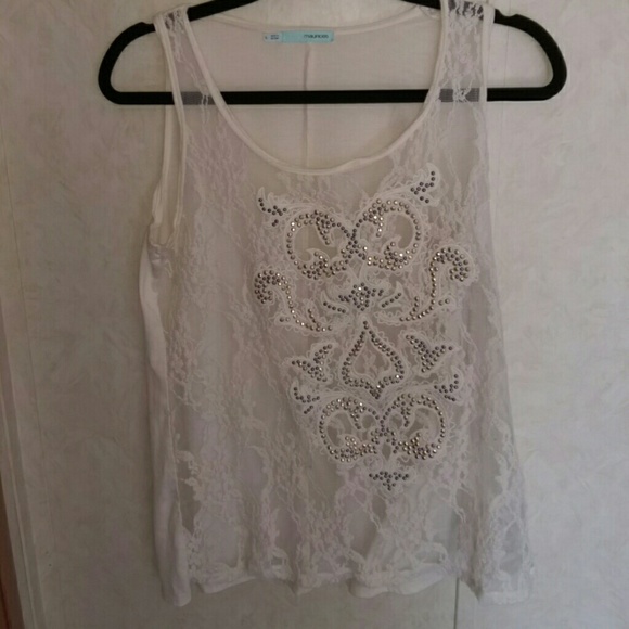 Maurices cute lacy top!