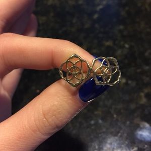 Gold Kendra Scott studs