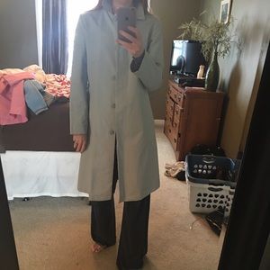 Gap trench coat baby blue