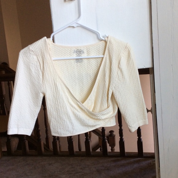 Intimately Free People crop wrap top