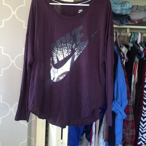 Purple Nike Top