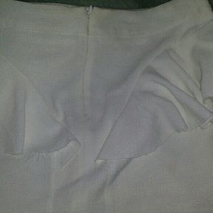 Off white mini skirt